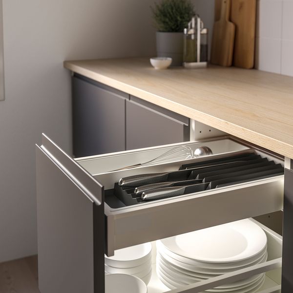 Съемный лоток, 25x50 см, белый IKEA UPPDATERA УППДАТЕРА 704.888.46 - схема-чертеж с размерами