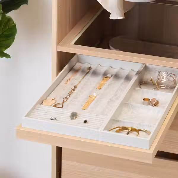 KOMPLEMENT Выдвижная полка+вставка - под беленый дуб 50x58 см - фото 3