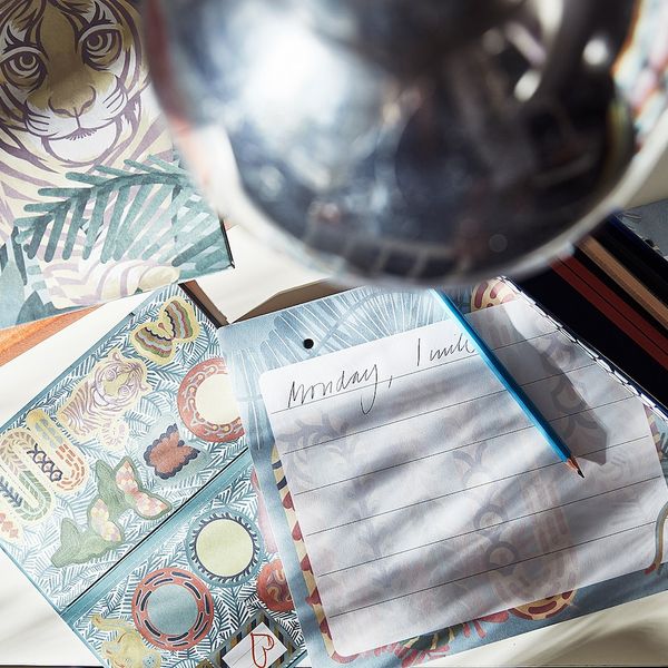 Еженедельник, разноцветный/зверюшка 21x30 см/80 шт 80 гр/м² IKEA ИЛЛБАТТИНГ 004.576.88 - фото 2