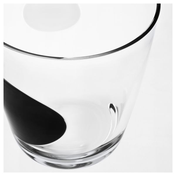 Стакан ФАБУЛЁС, черный, белый (30 сл) - схема-чертеж с размерами