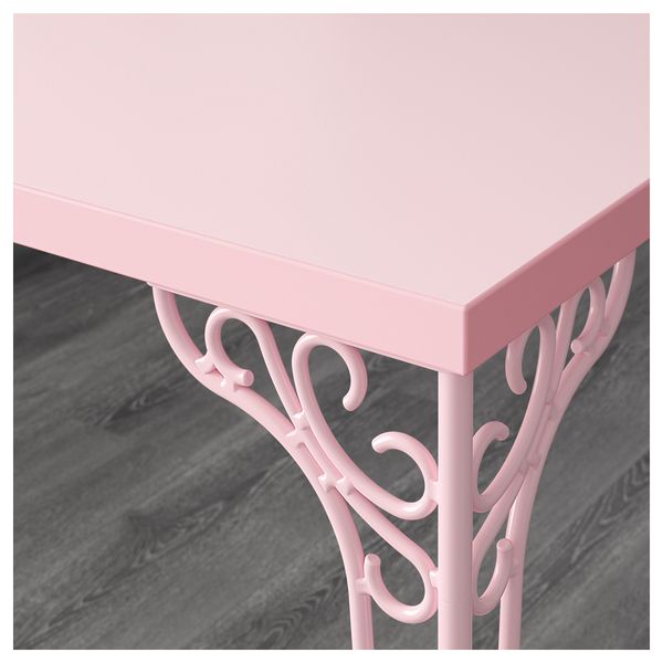 Письменный стол ФАЛЬКХОЙДЕН, розовый (110x65 см) - фото 4