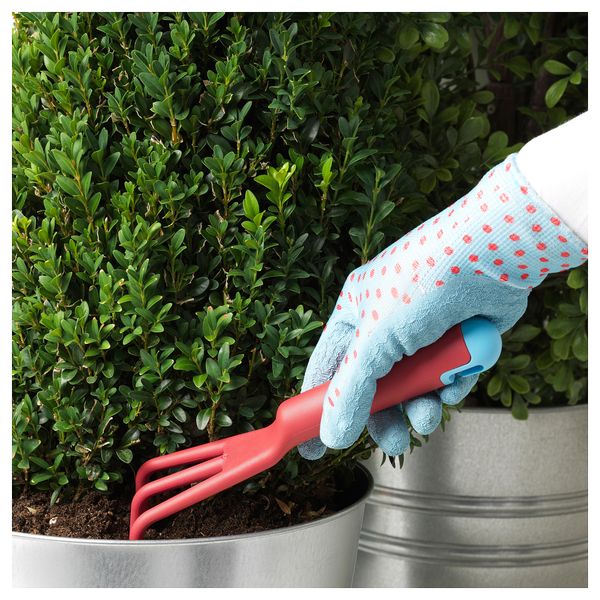 Набор садовых инструментов, 3 предмета ГРЭСМАРО, красный - фото 2