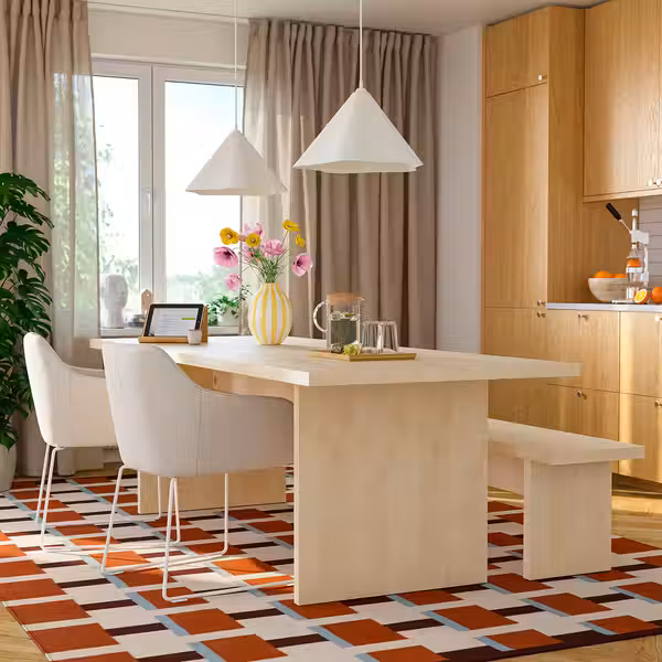 BERGSHYTTAN БЕРГСХЮТТАН / TOSSBERG Стол/2стула/скамья - фото 2