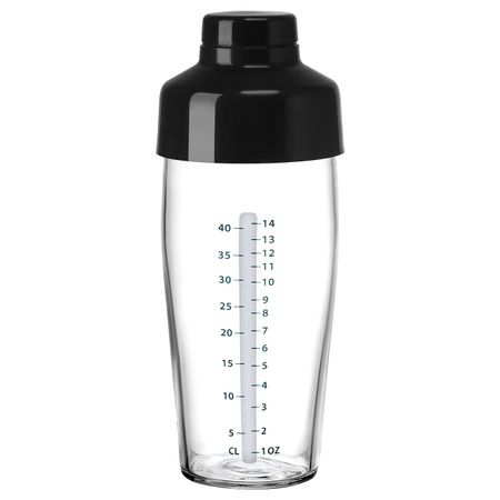 Шейкер, прозрачное стекло/черный IKEA FLOTTYR ФЛОТТЮР 204.256.44