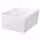 KUGGIS Контейнер - белый 26x35x15 см