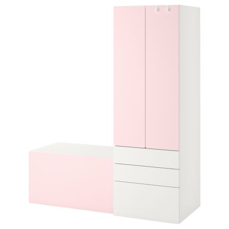 Комбинация для хранения, 150x57x181 cm IKEA PLATSA ПЛАТСАA ПЛАТСА, SMÅSTAD СМОСТАД 694.312.19