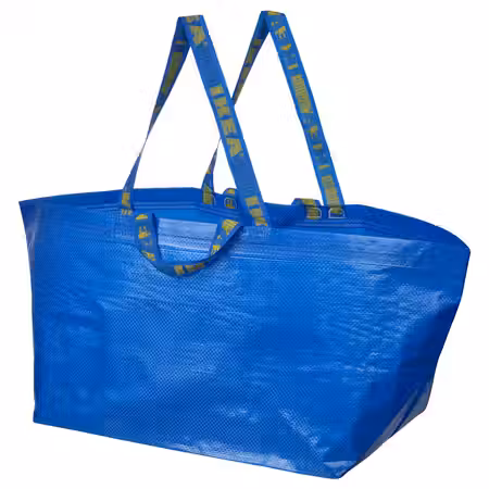 FRAKTA Сумка, большая - синий 55x37x35 см/71 л