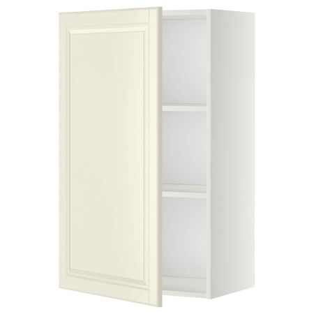 Навесной шкаф с полками, белый/Будбин белый с оттенком 60x100 см IKEA METOD МЕТОД 294.452.04