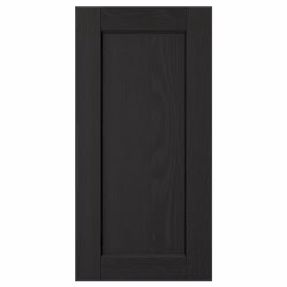 LERHYTTAN Дверь - черная морилка 30x60 см - фото 1