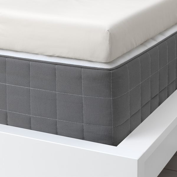 Натяжная простыня для тонкого матраса, белый 90x200 см IKEA SÖMNTUTA СЁМНТУТА 804.127.52 - фото 2