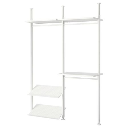 Гардероб, комбинация, белый 175x51x222-350 см IKEA ELVARLI ЭЛВАРЛИ 092.039.70