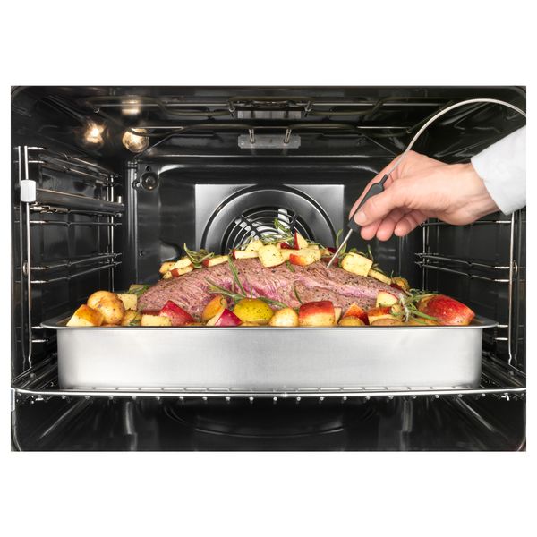 Духовка/пиролитическая самоочистка МИРАКУЛОС, нержав сталь - фото 2