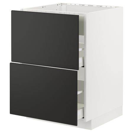 Шкаф для Варочная панели, вытяжка, ящик, 60x60 cm IKEA METOD МЕТОД, MAXIMERA МАКСИМЕРА 394.777.70