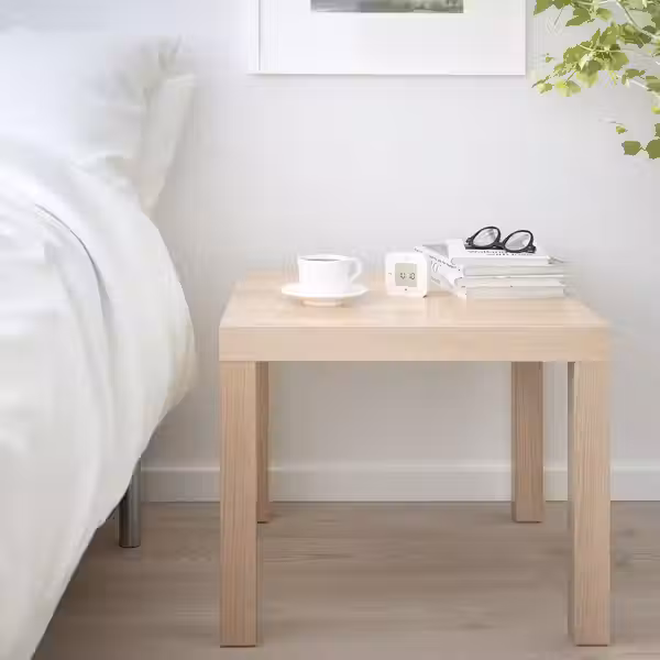 LACK Придиванный столик - под беленый дуб 55x55 см - фото 4