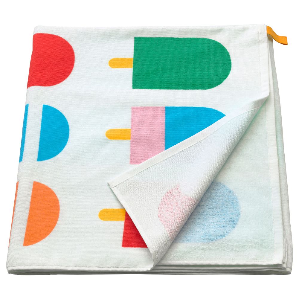 Пляжное полотенце СОММАР 2019, белый, разноцветный (100x180 см) - фото 1