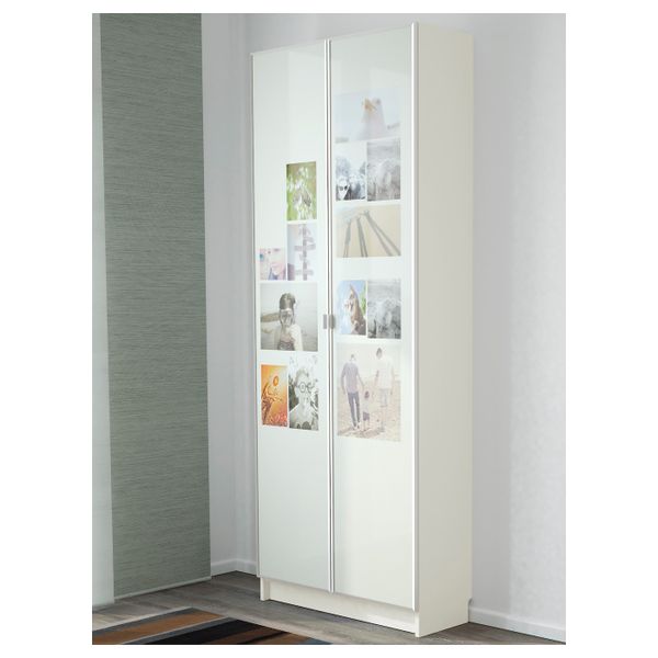 Стеллаж, белый 80x30x202 см IKEA BILLY БИЛЛИ / MORLIDEN МОРЛИДЕН 992.435.56 - фото 2