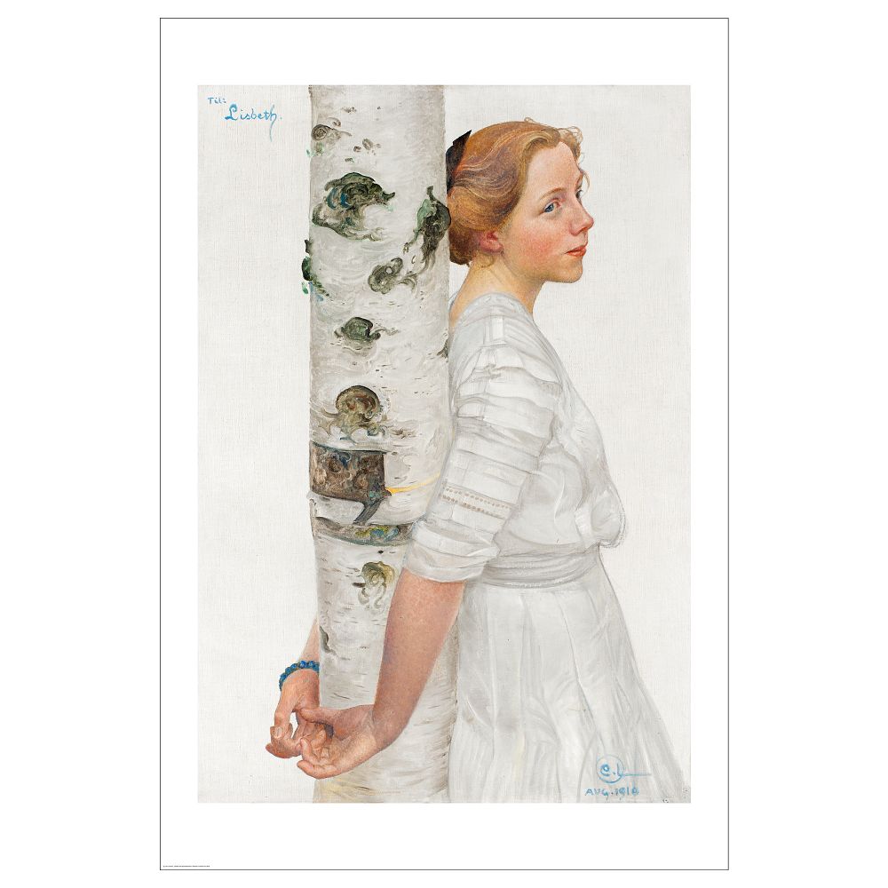 Постер СВАНЕСУНД, Лисбет у березы (61x91 см) - фото 1