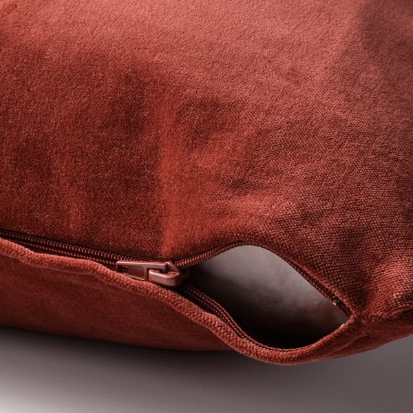 Чехол на подушку, красный/коричневый 50x50 см IKEA SANELA САНЕЛА 804.791.96 - схема-чертеж с размерами