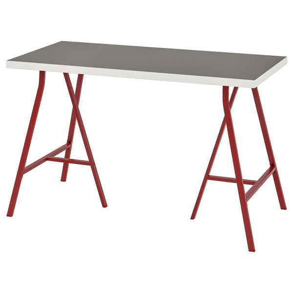 Столешница, светло-серый, белый 120x60 см IKEA LINNMON ЛИННМОН 504.736.19 - схема-чертеж с размерами