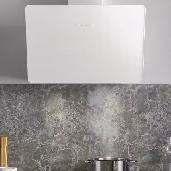 BEJUBLAD Вытяжка кухонная стен креп (колпак) - белый 66 см - фото 3