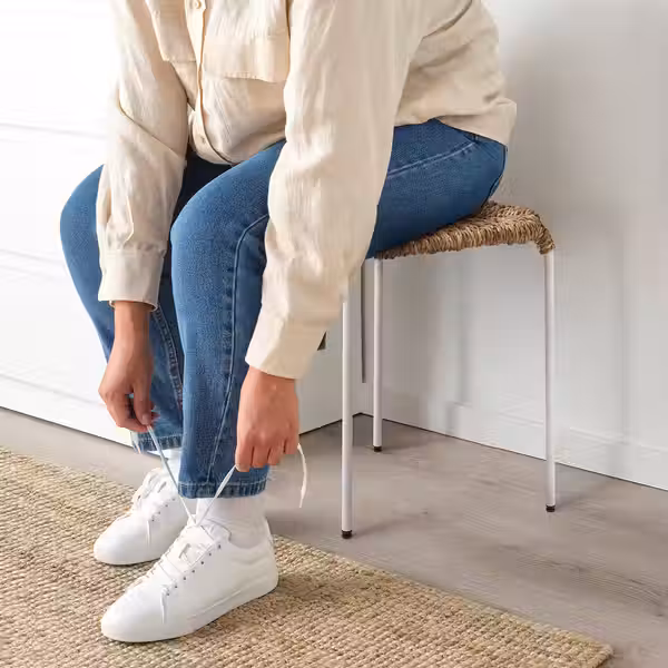 JUTEBODA ЮТЕБОДА Табурет - естественный/белый - фото 7