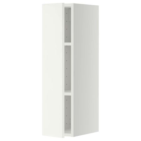 Шкаф навесной с полкой, белый/Хэггеби белый 20x80 см IKEA METOD МЕТОД 492.262.72