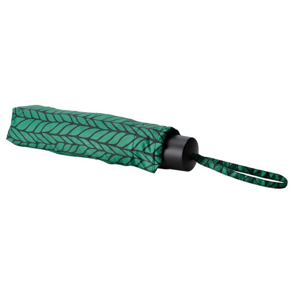 Зонт, складной зеленый/черный IKEA KNALLA КНЭЛЛА 405.039.52 - фото 2