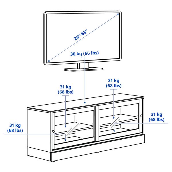 IKEA, дополнительный ракурс - схема-чертеж с размерами