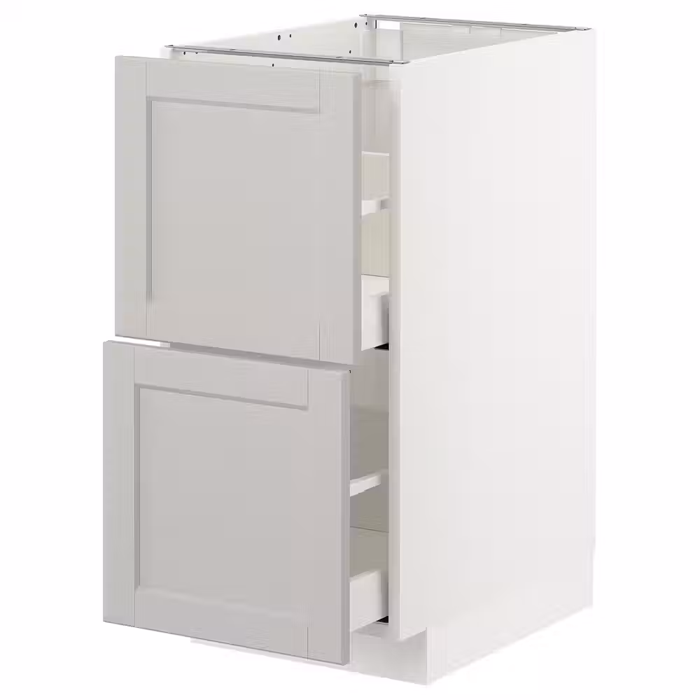 METOD / MAXIMERA Напольн шкаф 2фрнт/2выс ящ - фото 1