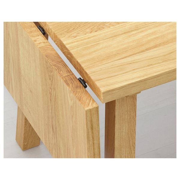 Стол c откидными полами МОККЕЛЬБЮ, дуб (79/114/150x79 см) - фото 7