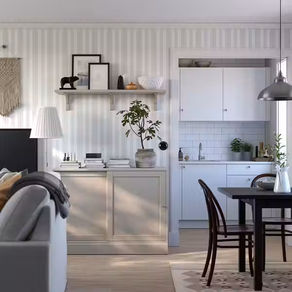 HAVSTA Сервант - серо-бежевый 121x47x89 см - фото 2