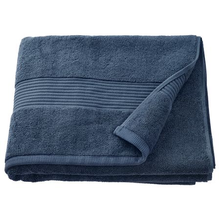 Банное полотенце, темно-синий, 70x140 см IKEA FREDRIKSJÖN ФРЕДРИКШЁН 104.966.70