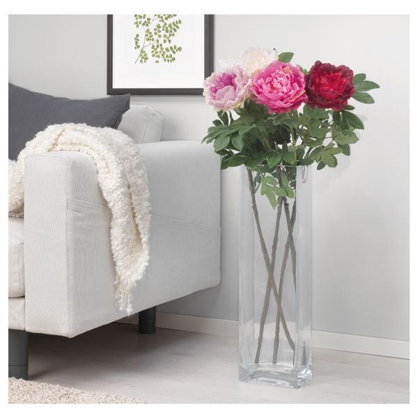 Цветок искусственный СМИККА, Пион, белый (100 см) - фото 2