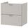 Шкаф для раковины с 2 ящиками, 60x47x58 см, Kasjön светло-серый IKEA GODMORGON ГОДМОРГОН 103.876.28
