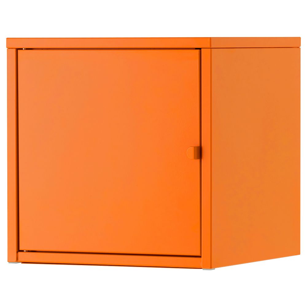 Шкаф ЛИКСГУЛЬТ, металлический, оранжевый (35x35 см) - фото 1