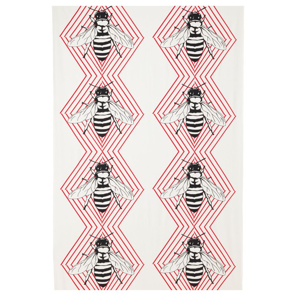 Отрез ткани АНВЭНДБАР, красный/белый (150x300 см) - схема-чертеж с размерами