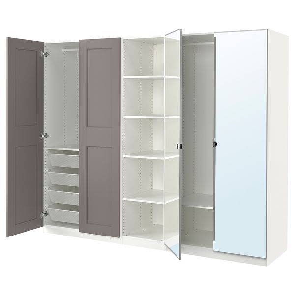 Гардероб, 250x60x201 см IKEA PAX ПАКС, GRIMO ГРИМО, VIKEDAL ВИКЕДАЛЬ 694.780.80 - фото 2