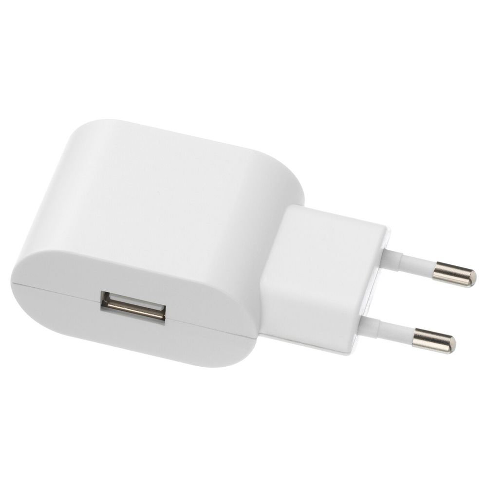 Зарядное устройство/1 USB-порт, белый IKEA КОПЛА 304.122.88 - фото 1