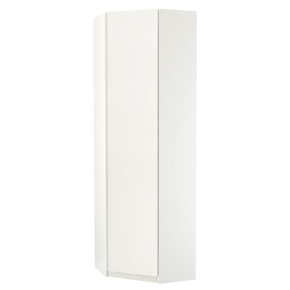 Гардероб угловой ПАКС, белый, Виканес белый - схема-чертеж с размерами