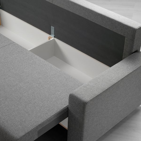 3-местный диван-кровать, Рудорна светло-серый IKEA GIMMARP ГИММАРП 904.472.99 - фото 5