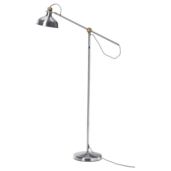 Светильник напольный для чтения РАНАРП, никелированный - фото 1