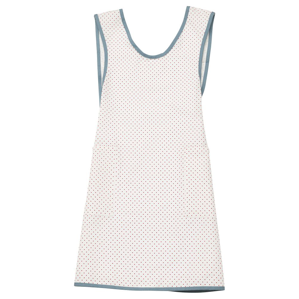 Фартук ВИНТЕР 2018, белый, красный точечный - фото 1