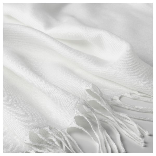 Плед МАРИАКЛОККА, белый с оттенком (130x190 см) - фото 2