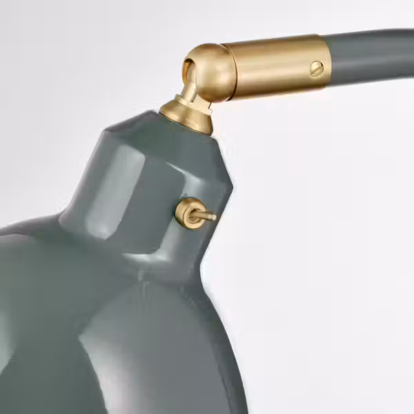 RÖDFLIK РЁДФЛИК Светильник напольный/для чтения - серо-зеленый - фото 5