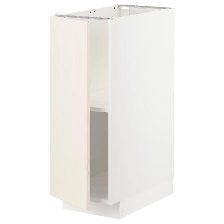 Напольный шкаф с полками, белый/Хитарп белый с оттенком 30x60 см IKEA METOD МЕТОД 693.007.51