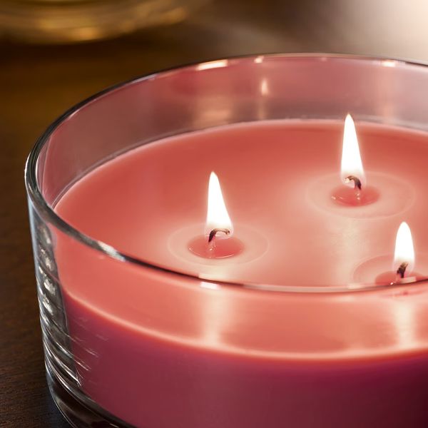 LOTSFÅGEL ЛОТСФОГЕЛЬ Ароматич свеча в стакане, 3 фитиля - фото 5
