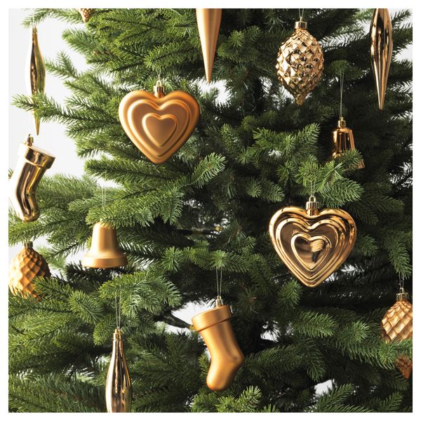 Набор украшений, 38 предметов ВИНТЕР 2015, золотой - схема-чертеж с размерами