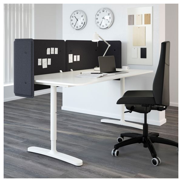 Стол для приемной БЕКАНТ, белый (160x80 55 см) - фото 2