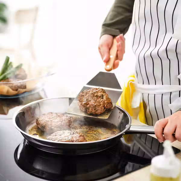 GRILLTIDER Лопатка для котлет - нержавеющ сталь/бук 30 см - фото 4