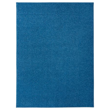 Ковер, длинный ворс АЛЛЕРСЛЕВ, голубой (133x180 см)